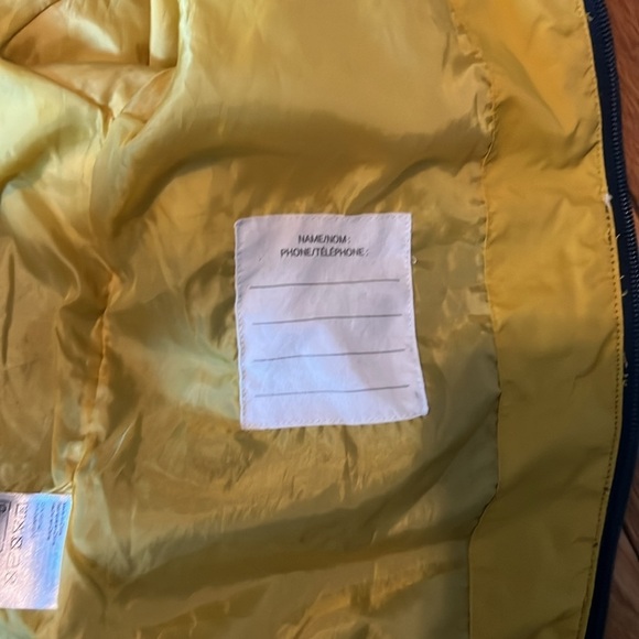 H&M chill tricolor removable hood windbreaker 6-8Y - Picture 3 of 7